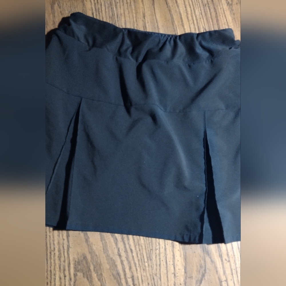 Black Performance Active Pleated Skort - image 2